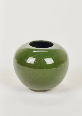 Bob Dinetz Flower Bowl Vase in Artificial Turf Glaze - 6"