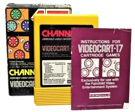 Boxed Channel F Videocart Fairchild Video Entertainment System 17 Pinball Challenge