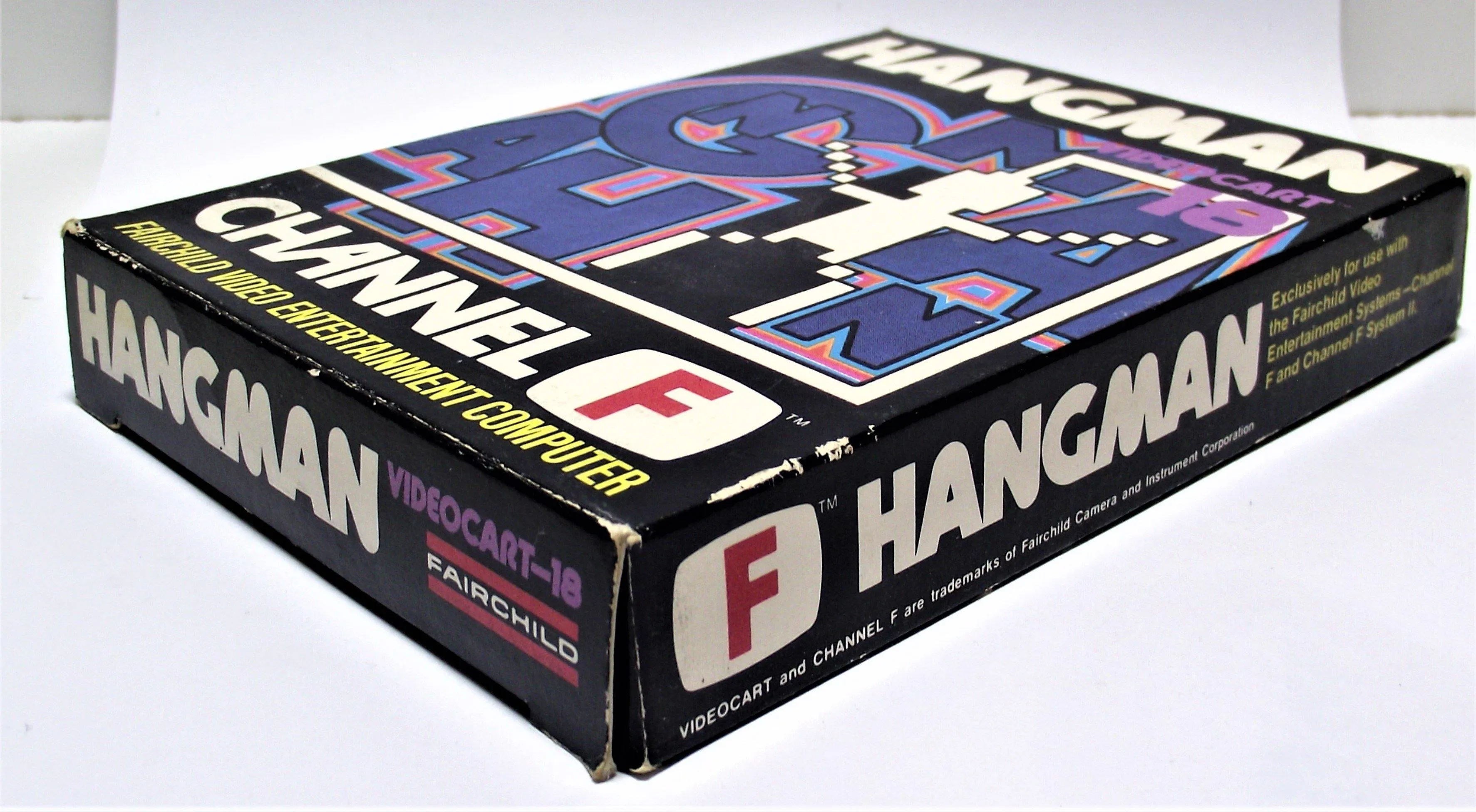 Boxed Channel F Videocart Fairchild Video Entertainment System 18 Hangman