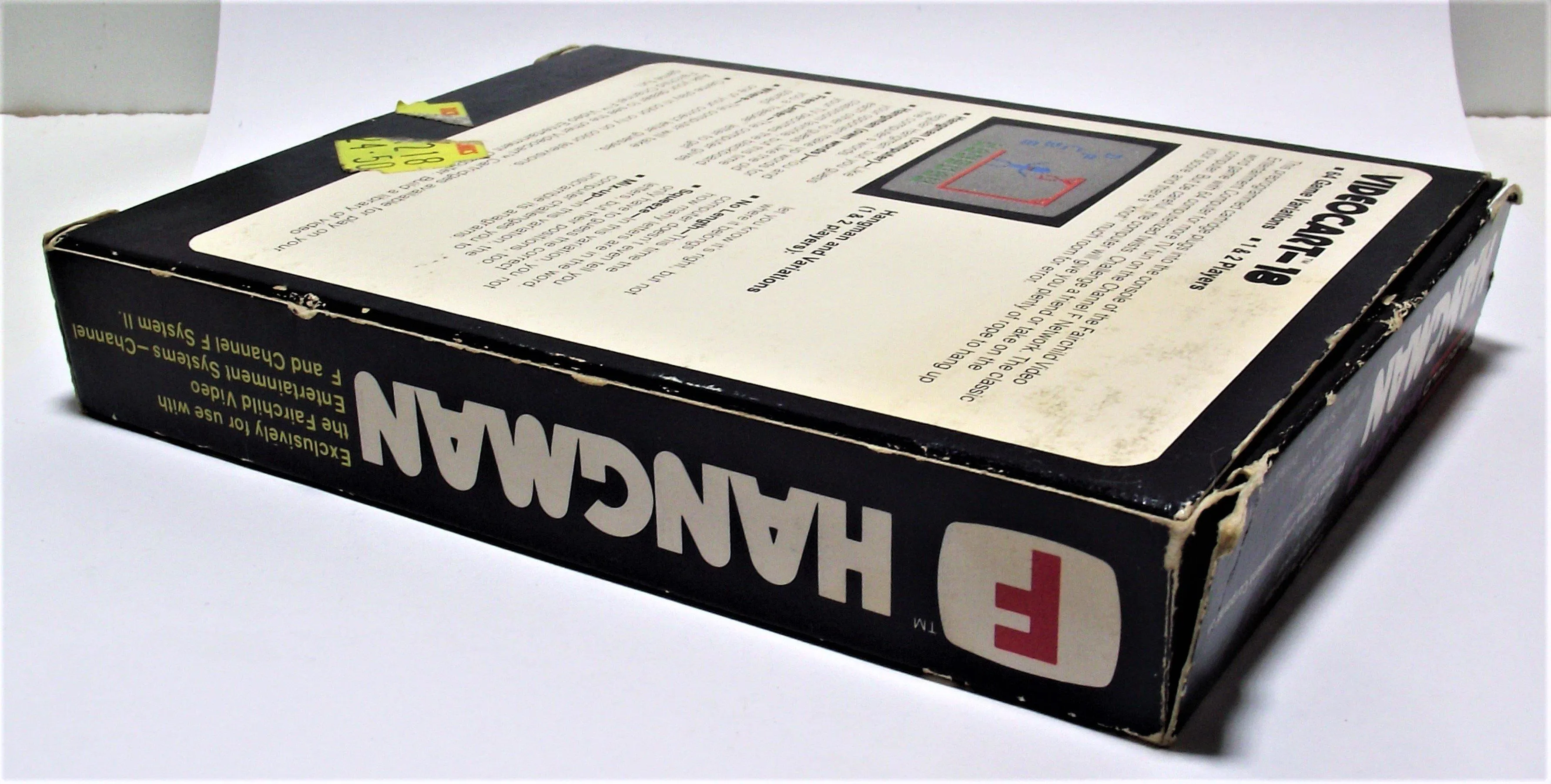 Boxed Channel F Videocart Fairchild Video Entertainment System 18 Hangman