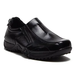 Boys Conal Driver Slip On Loafer Shoes K-6952 Black-37