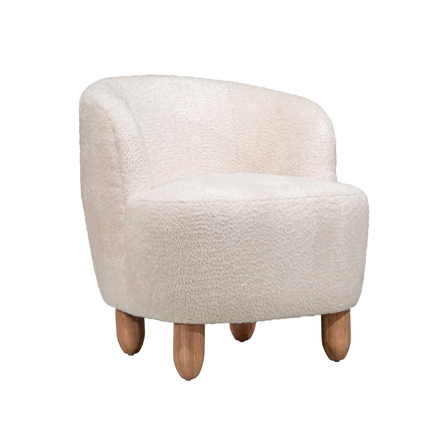 Burrow Chenille Sherpa Lounge Chair