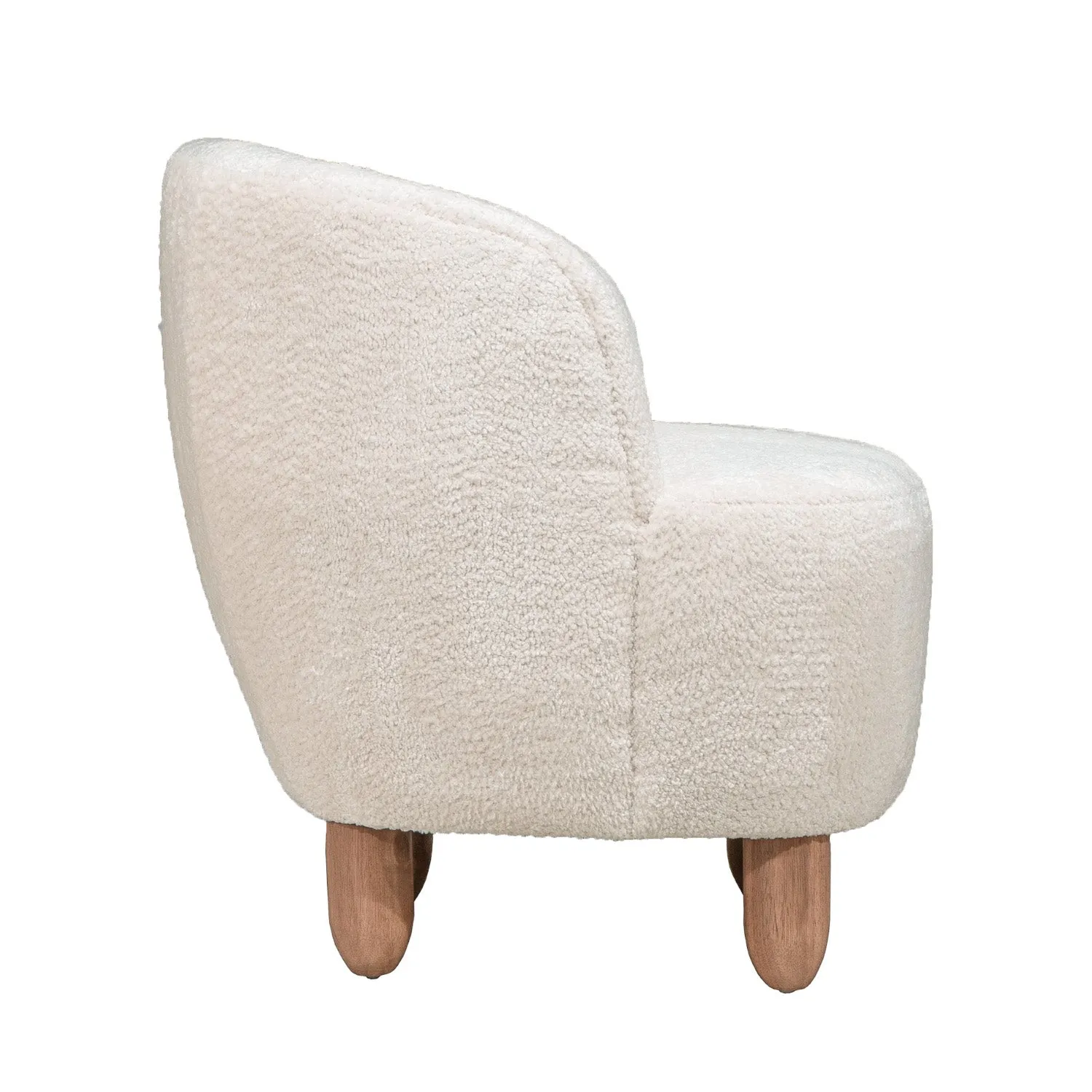 Burrow Chenille Sherpa Lounge Chair