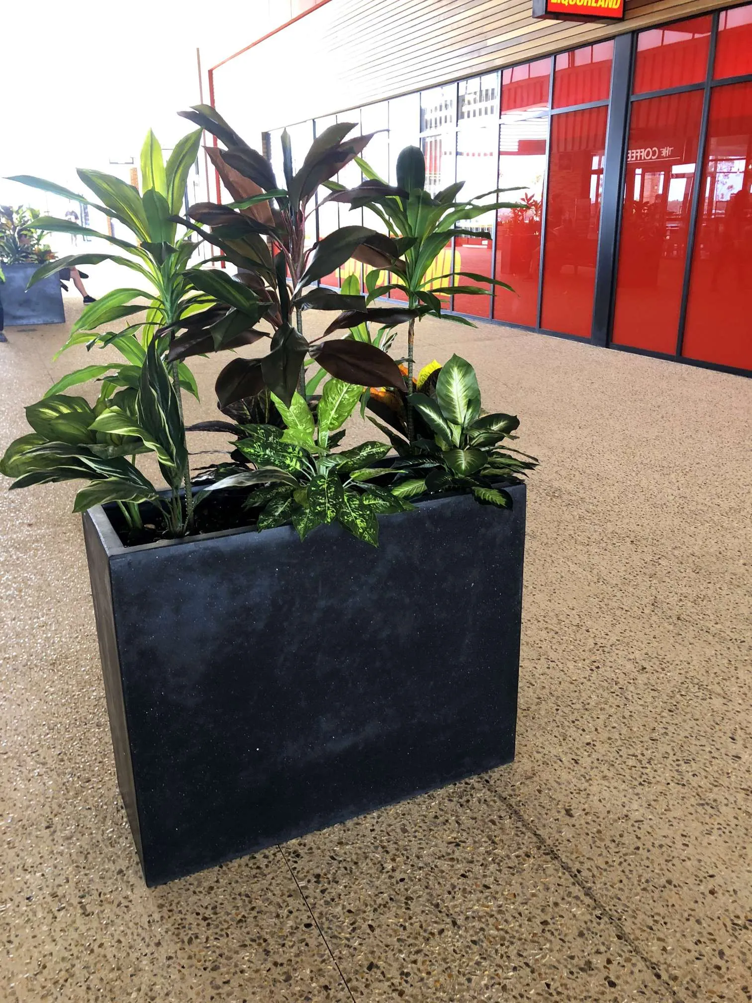 Byford Village Shopping Centre - Supply Artificial Plants in Planter Boxes