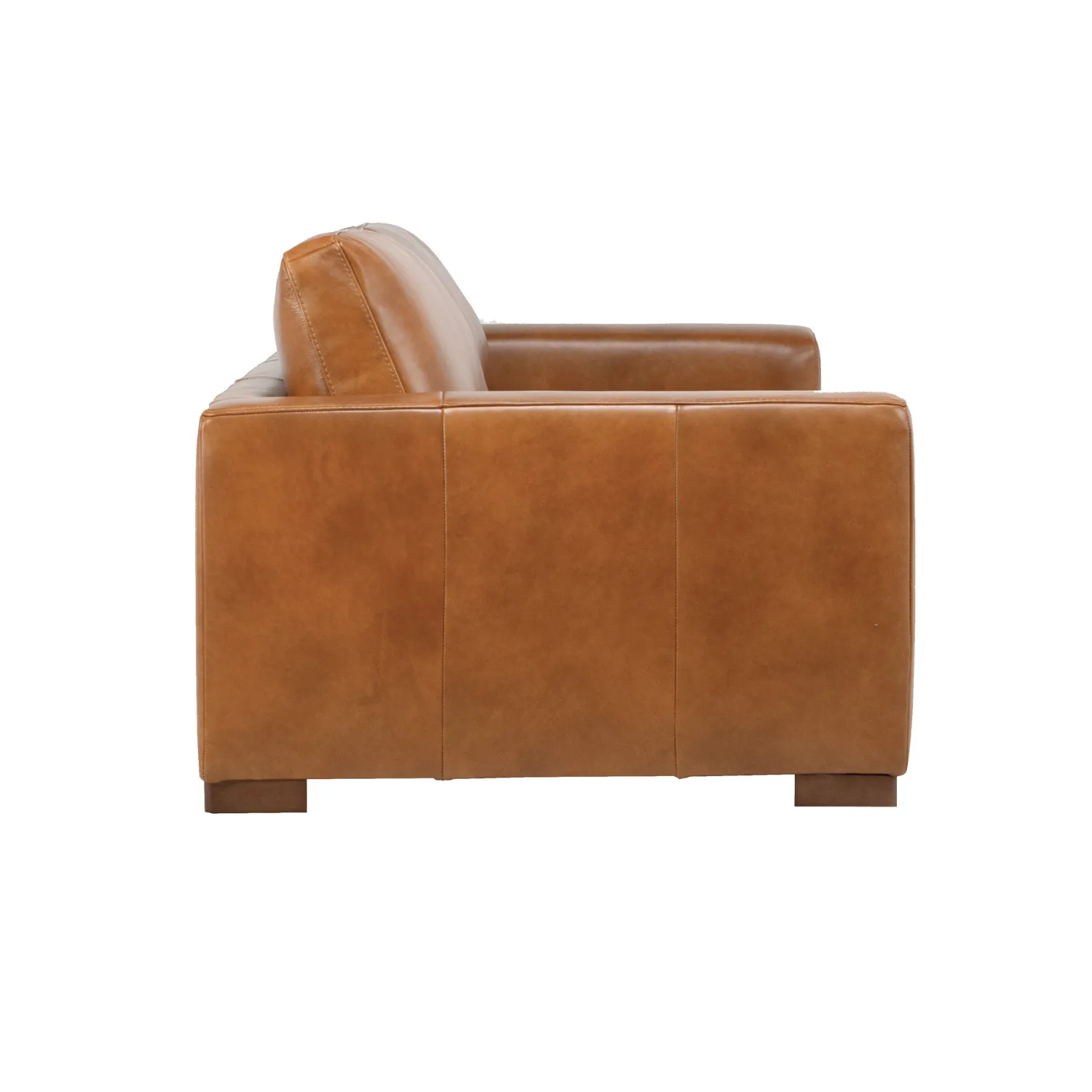 Charlestown Camel Leather Sofa