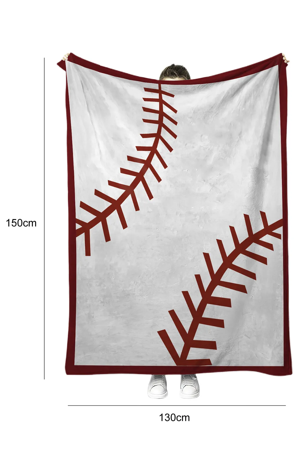 Chestnut Ball Game Fashion Fleece Blanket 130*150cm