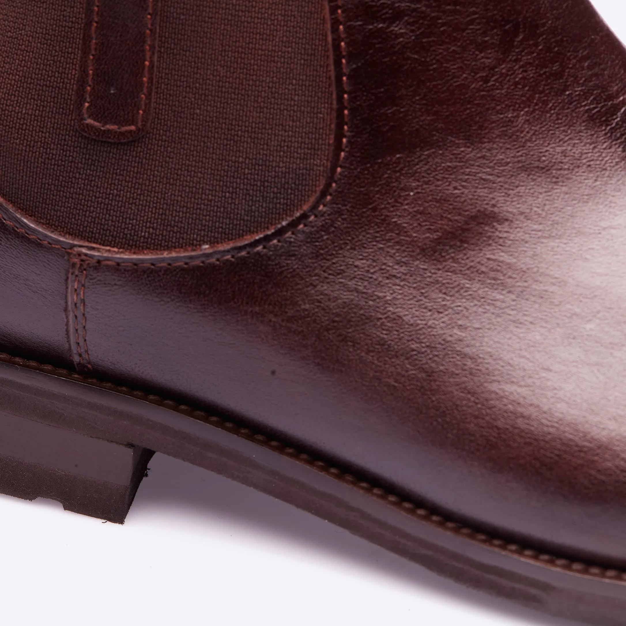 Chestnut Brown Classic Chelsea Boots