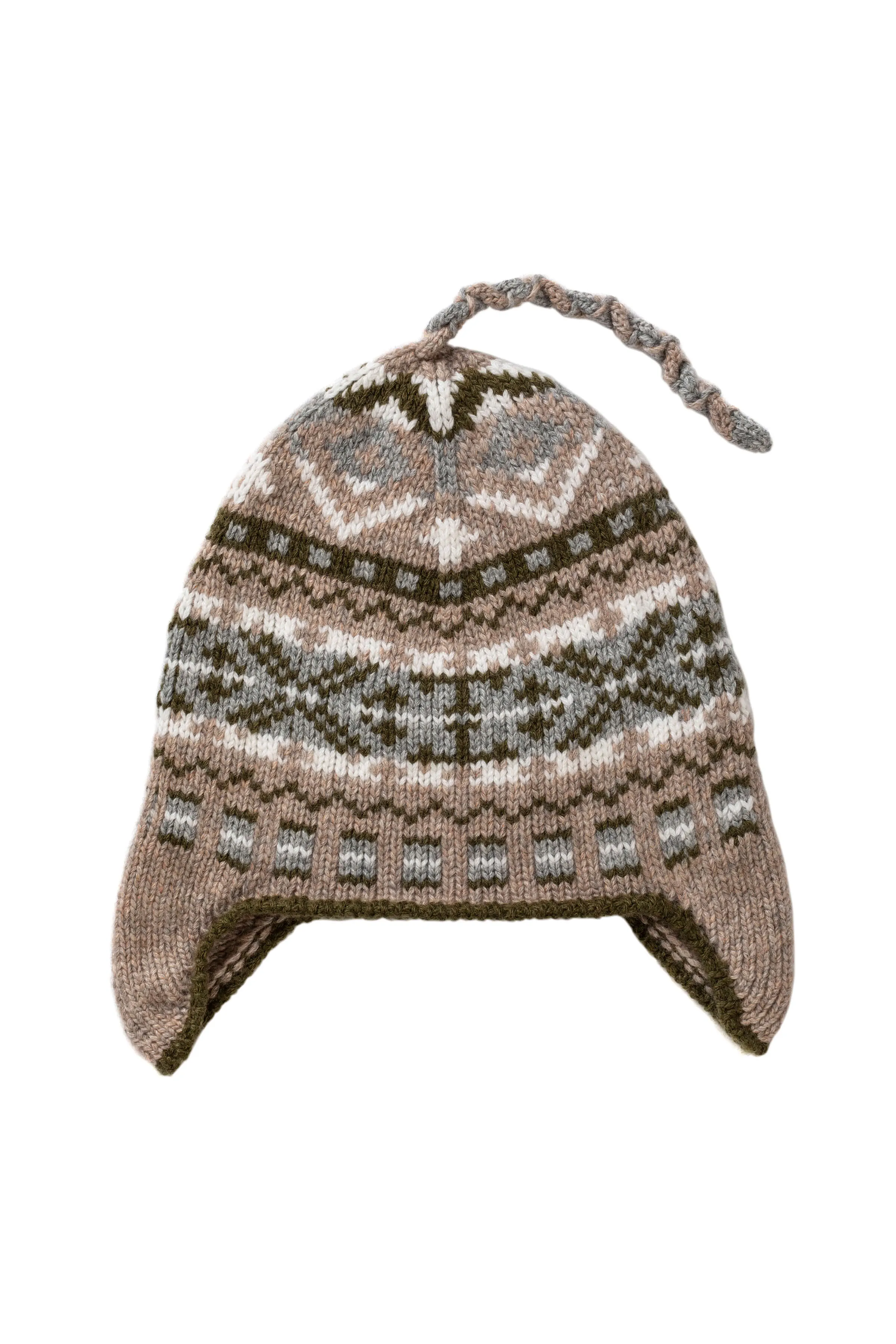 Children's Cashmere Fairisle Inca Beanie