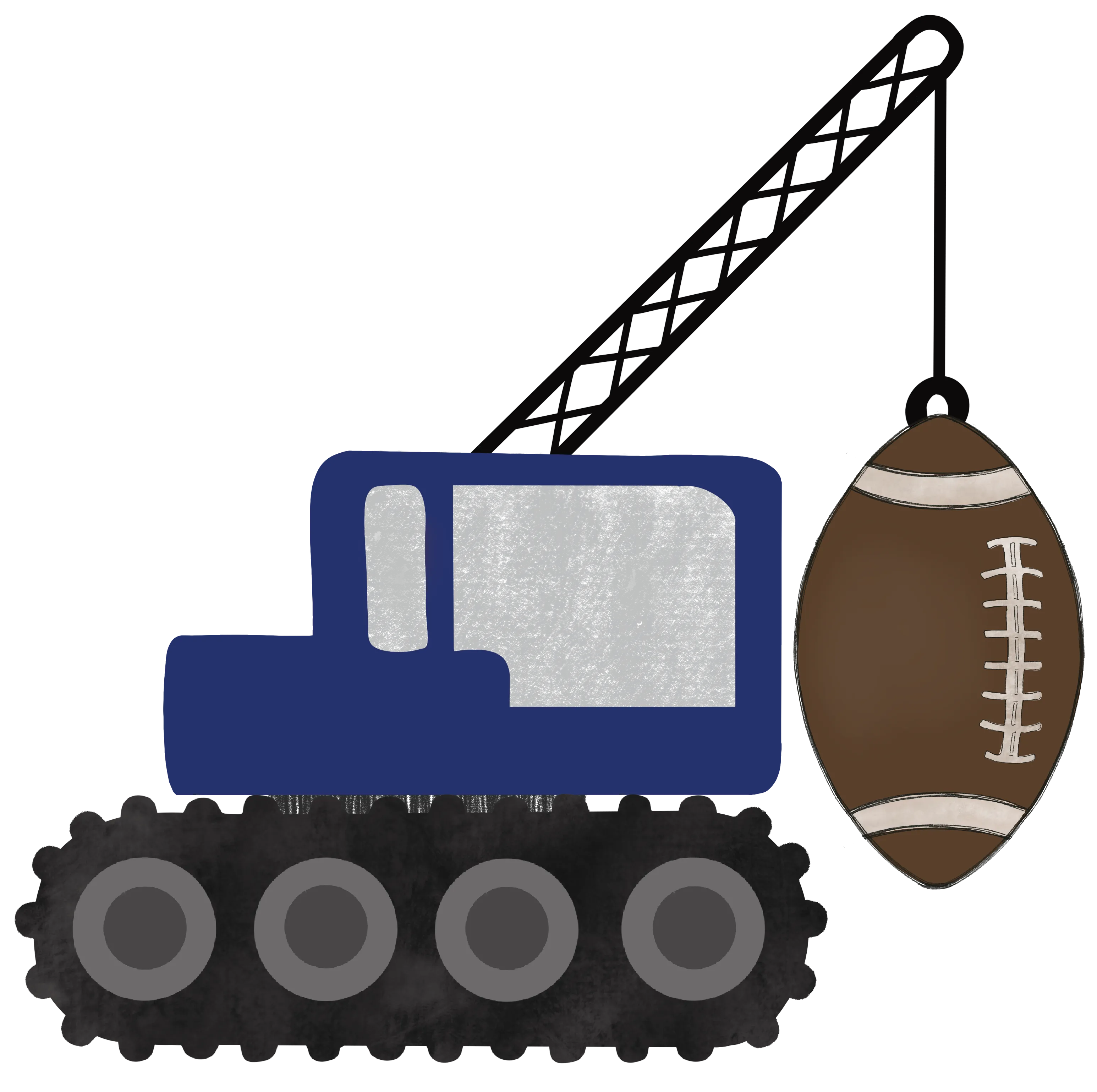 Construction Football Navy