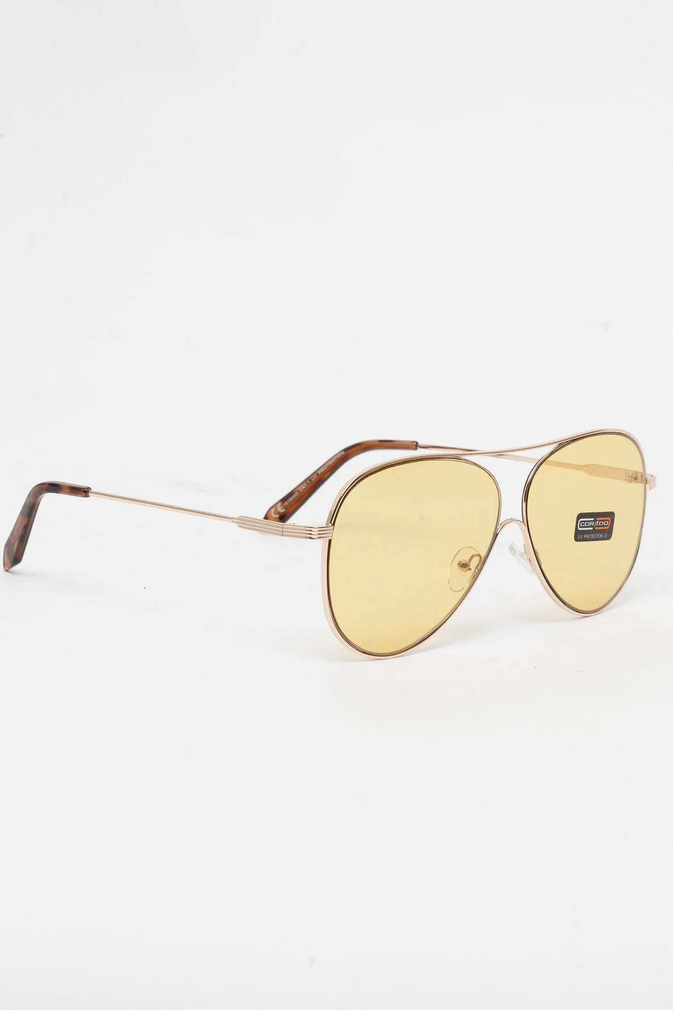 CRD SUNGLASS IN CLEAR YELLOW