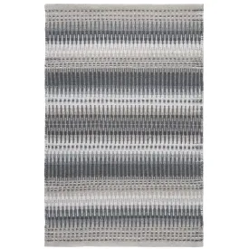 Dash & Albert Folly Handwoven Grey Indoor Outdoor Rug