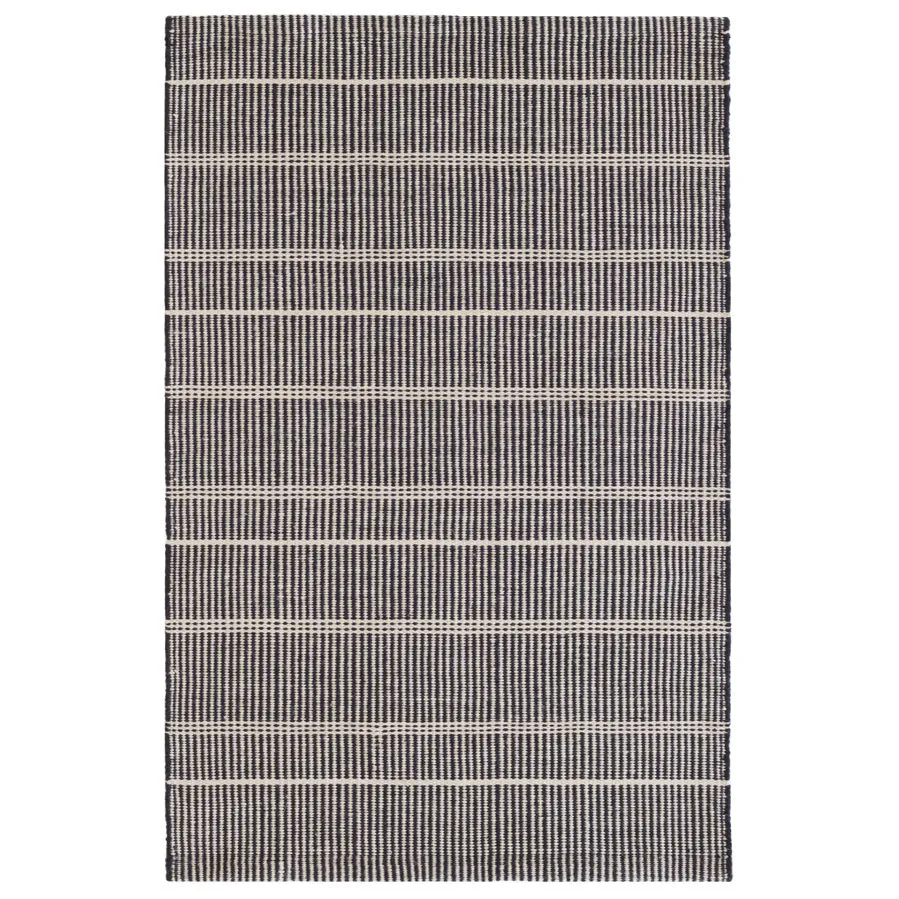 Dash & Albert Samson Black Indoor/Outdoor Rug