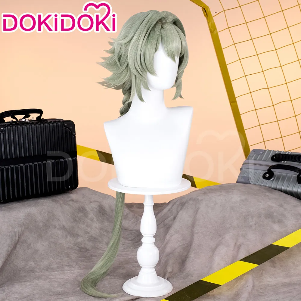 DokiDoki Game Zenless Zone Zero Cosplay Caesar King Wig Long Straight Green Hair ZZZ