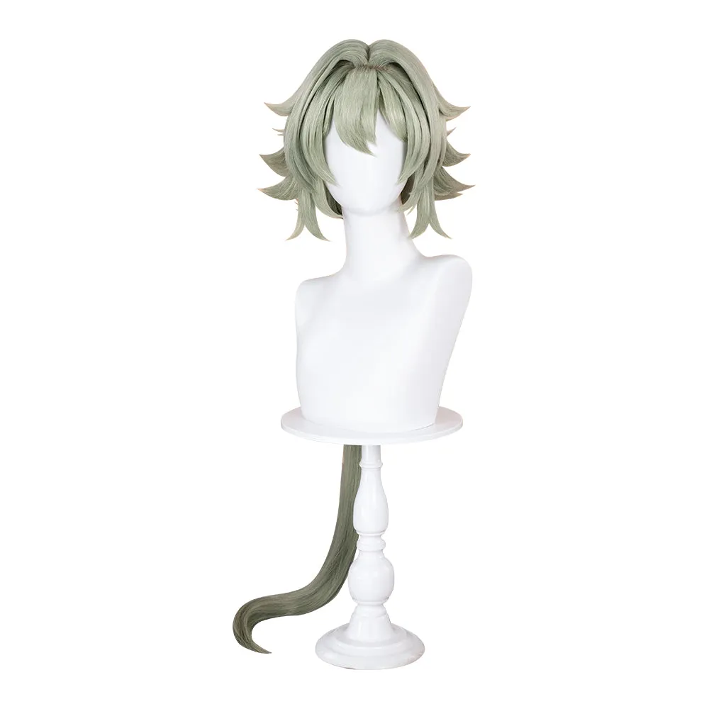 DokiDoki Game Zenless Zone Zero Cosplay Caesar King Wig Long Straight Green Hair ZZZ