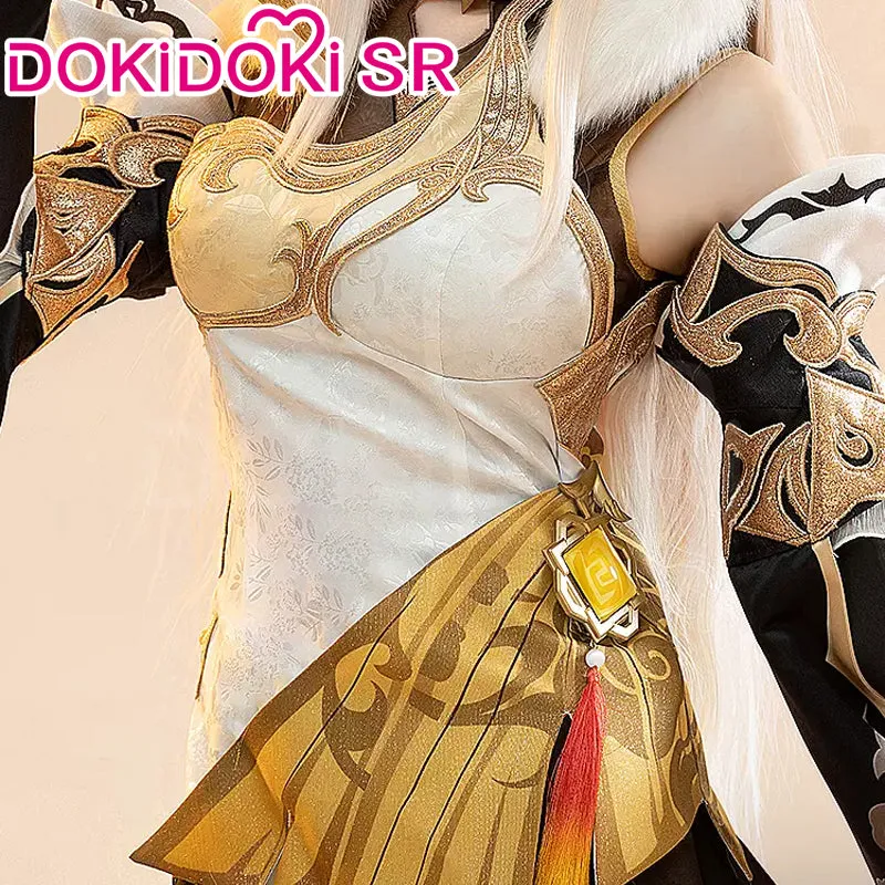 DokiDoki-SR Game Genshin Impact Cosplay Ning Guang Costume NingGuang