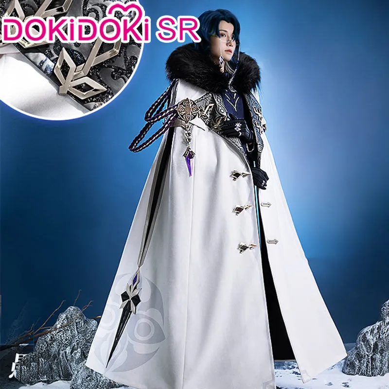 DokiDoki-SR Game Genshin Impact Cosplay Pantalone Costume Fatui Harbinger