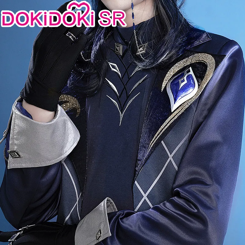 DokiDoki-SR Game Genshin Impact Cosplay Pantalone Costume Fatui Harbinger