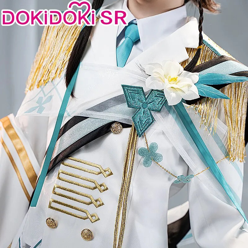 DokiDoki-SR Game Genshin Impact Venti Cosplay Costume Nameless Bard Cosplay King and the Archon Doujin Costume Shounen