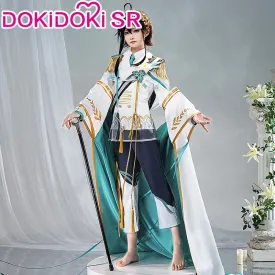 DokiDoki-SR Game Genshin Impact Venti Cosplay Costume Nameless Bard Cosplay King and the Archon Doujin Costume Shounen