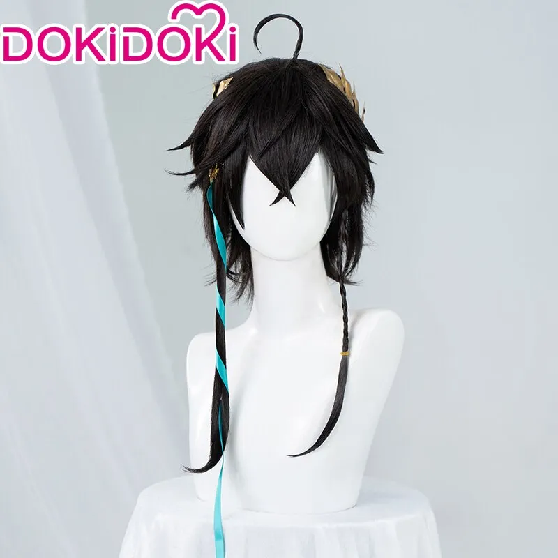 DokiDoki-SR Game Genshin Impact Venti Cosplay Costume Nameless Bard Cosplay King and the Archon Doujin Costume Shounen