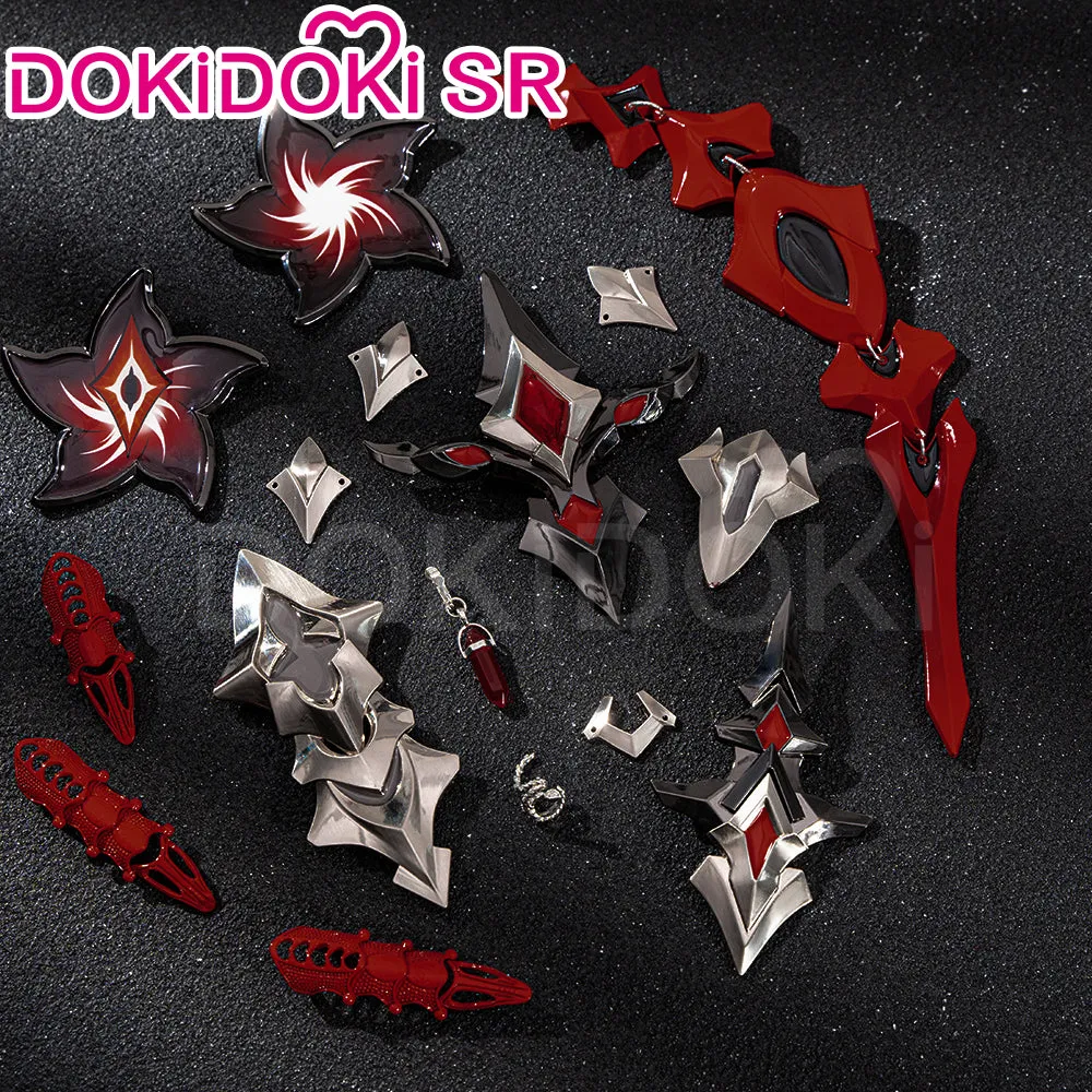 DokiDoki-SR Game Honkai: Star Rail Cosplay Acheron Costume White Hair Ver.