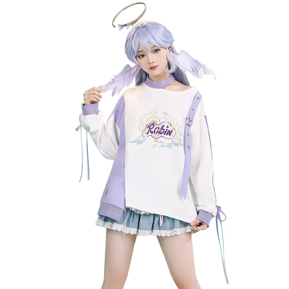 DokiDoki-SR Game Honkai: Star Rail Cosplay Costume Aventurine / Robin / Firefly Autumn Shirt Doujin Casual Wear Shajin