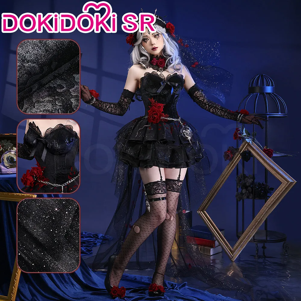 DokiDoki-SR Game Identity Ⅴ Cosplay Everlasting Night Ada Mesmer Costume / Wig / Shoes Psychologist idv