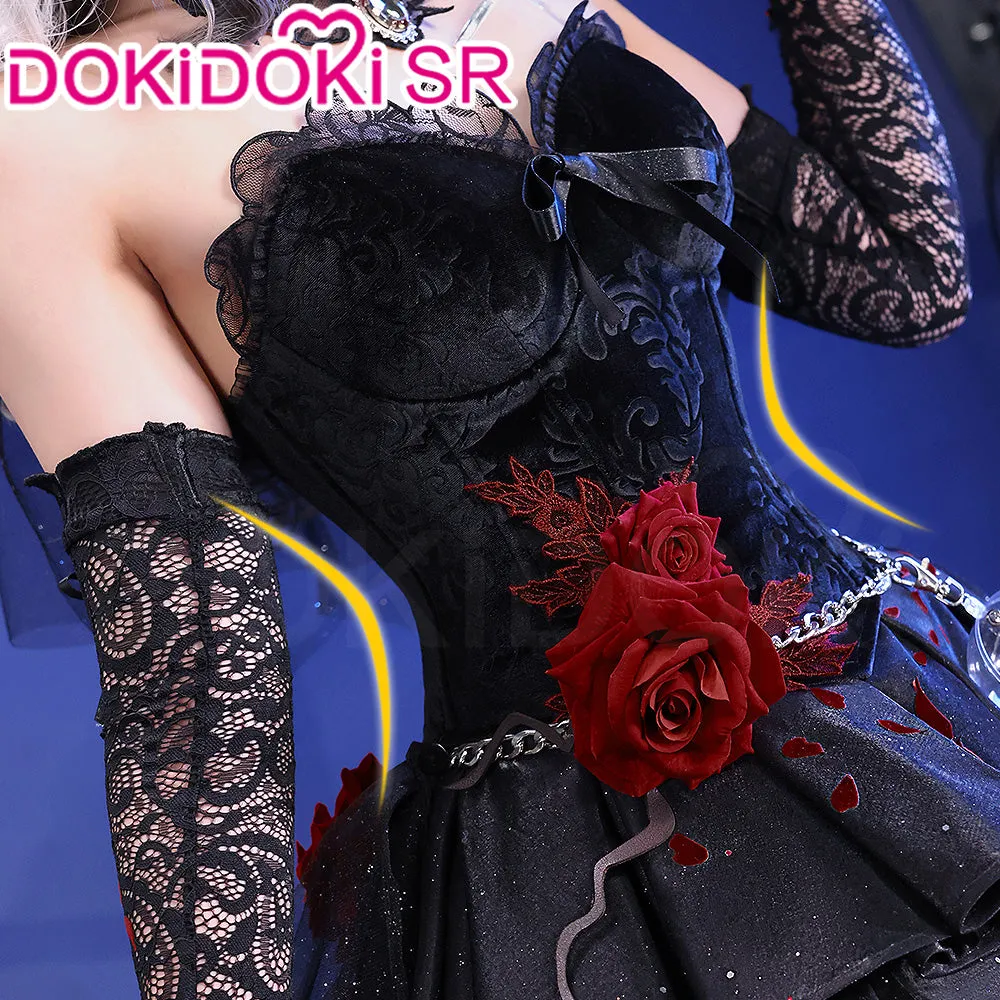 DokiDoki-SR Game Identity Ⅴ Cosplay Everlasting Night Ada Mesmer Costume / Wig / Shoes Psychologist idv