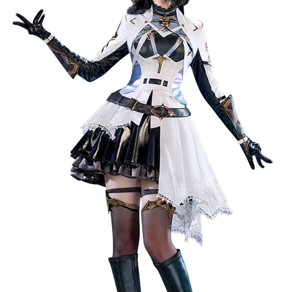 DokiDoki-SR Game Love and Deepspace Deep Space Cosplay Protagonist Costume Refulgent Path Outfit Lightseeker