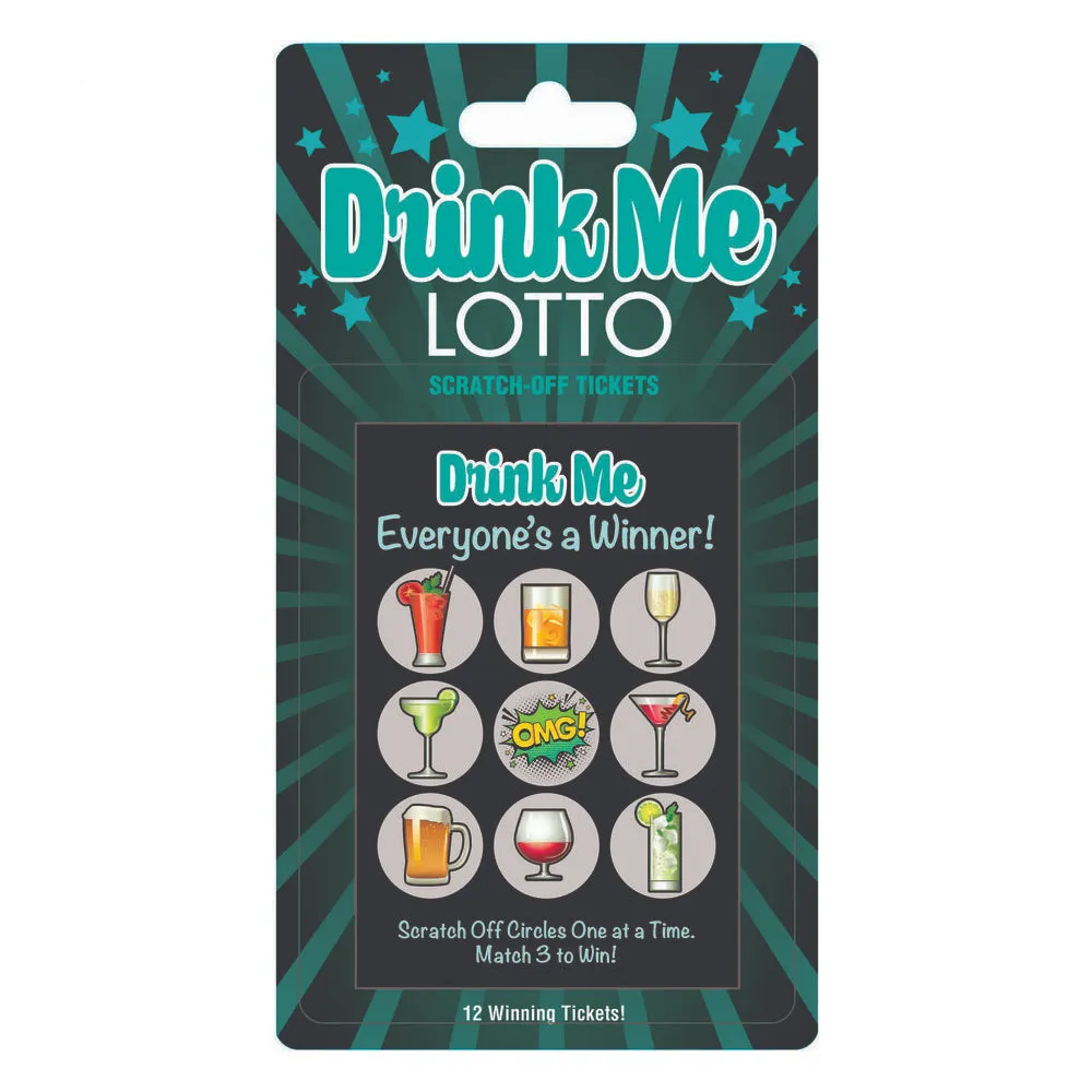 Drink Me Scratch-Off Lotto Tickets