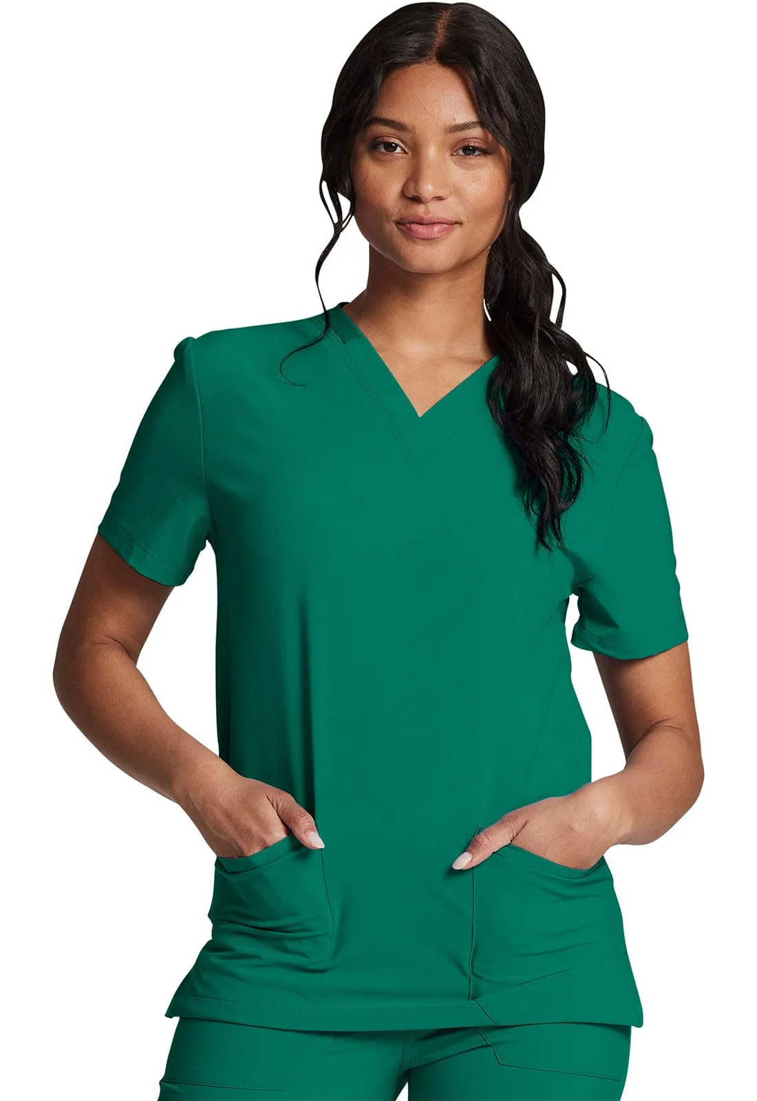 EDS Essentials Unisex Unisex V-Neck Scrub Top DK619