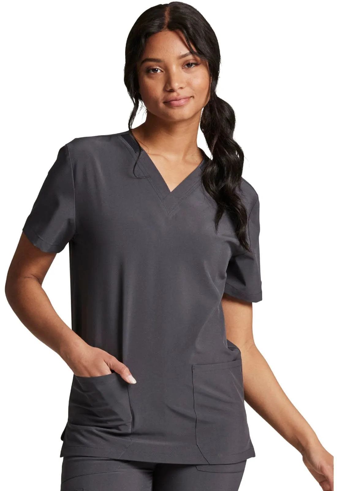 EDS Essentials Unisex Unisex V-Neck Scrub Top DK619