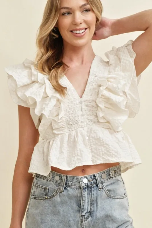 esme blouse - cream