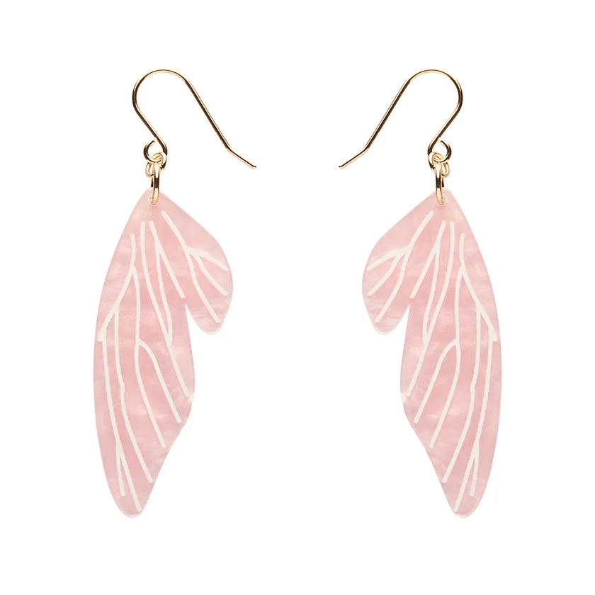 Fairy Wings Drop Earrings by Erstwilder in Multiple Colors