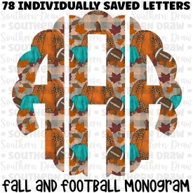 Fall & Football Monogram