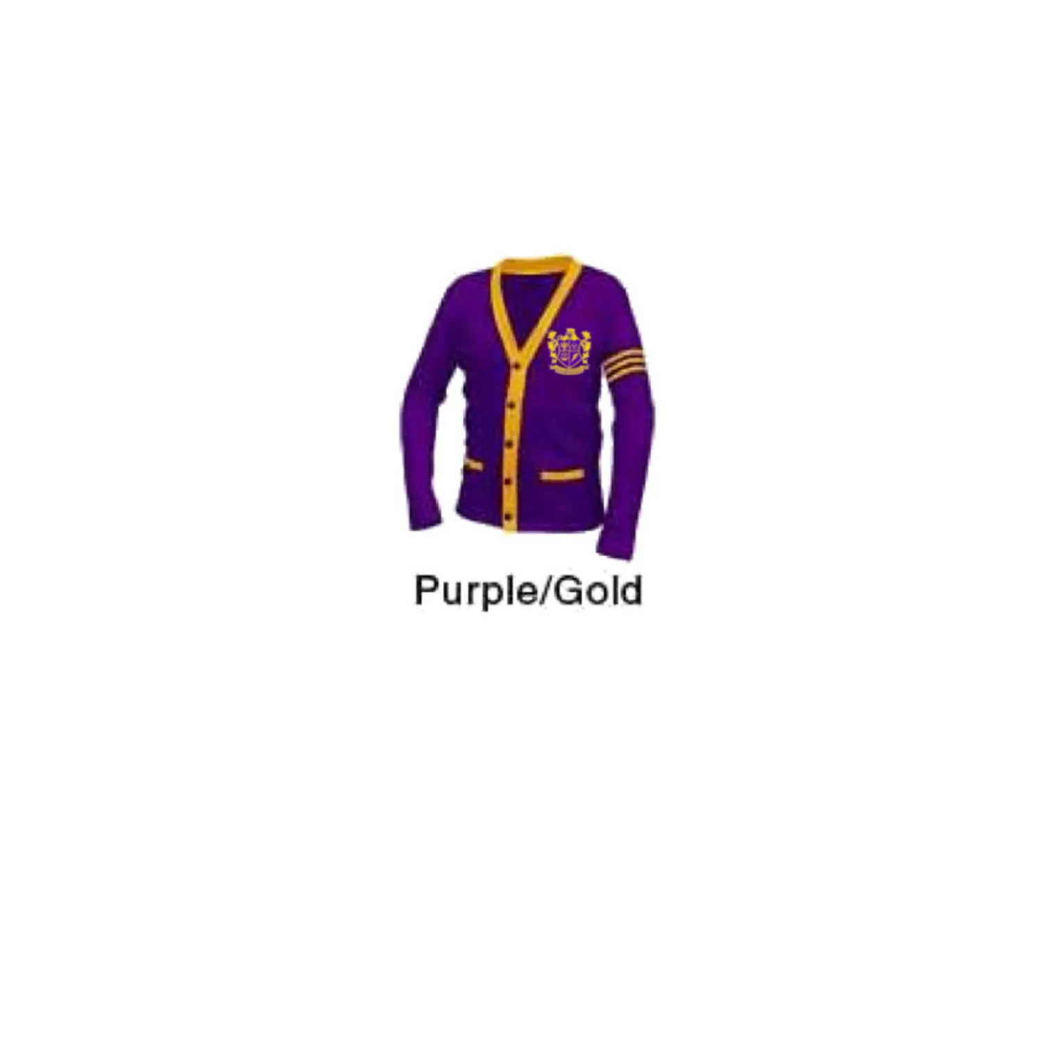 Fanwear: Edna Karr High School Varsity Cardigan Sweater