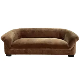 Fergus Velour Bronze Sofa