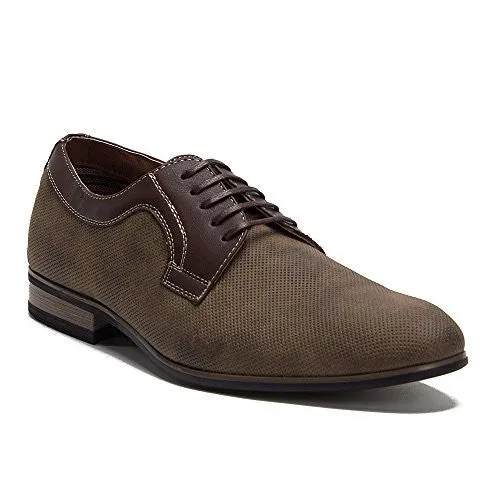 Ferro Aldo Men's 19380DL Perforated Derby Lace Up Oxfords Shoes