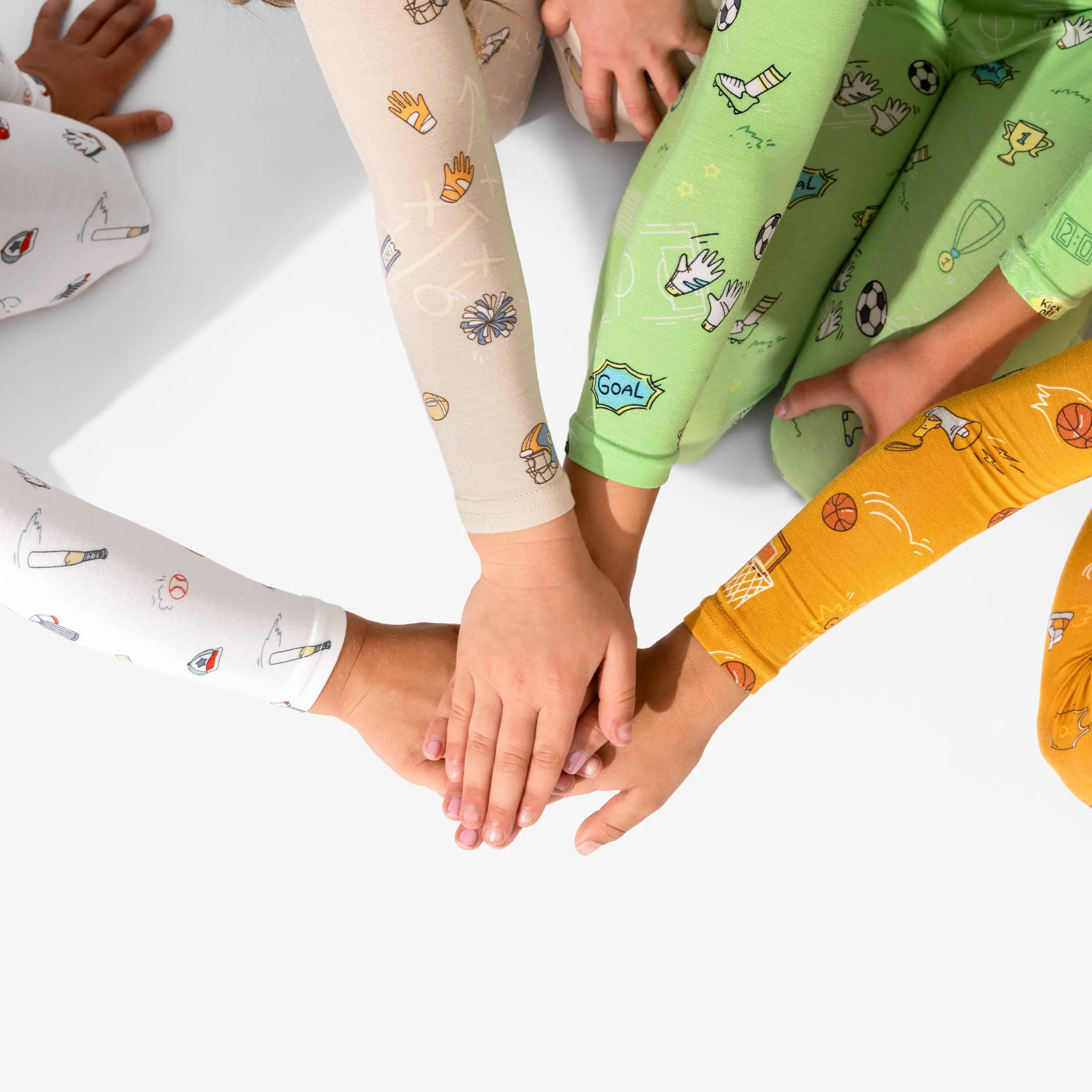 Football Bamboo Kids Pajamas