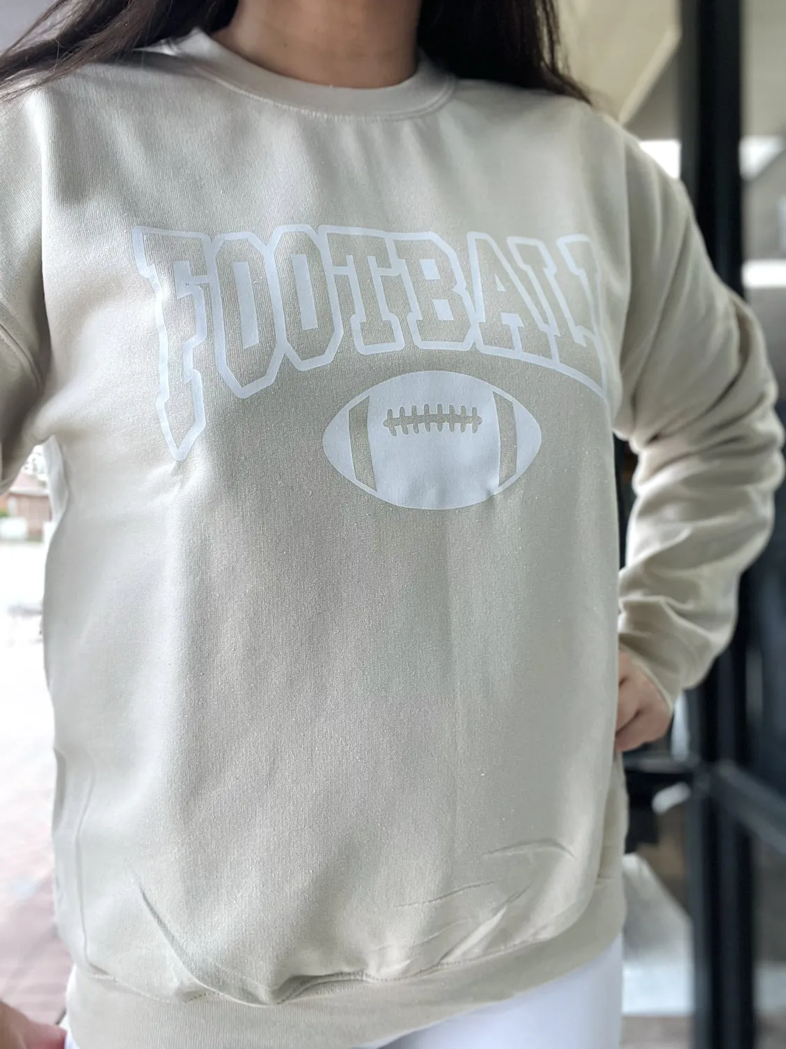 Football Crew Sweatshirt