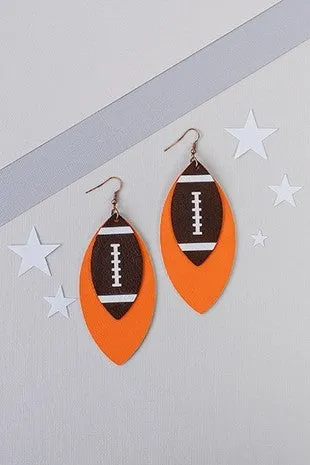 Football Earrings