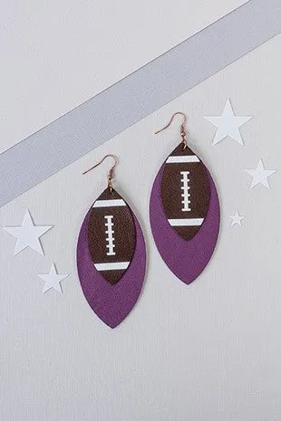 Football Earrings