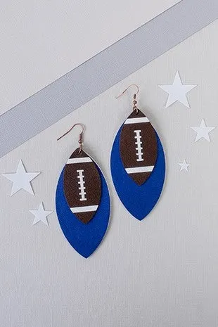 Football Earrings