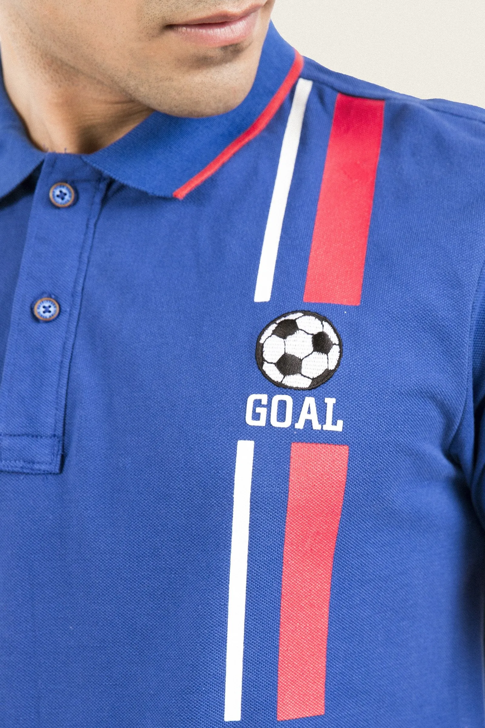 Football Graphic Polo Shirt