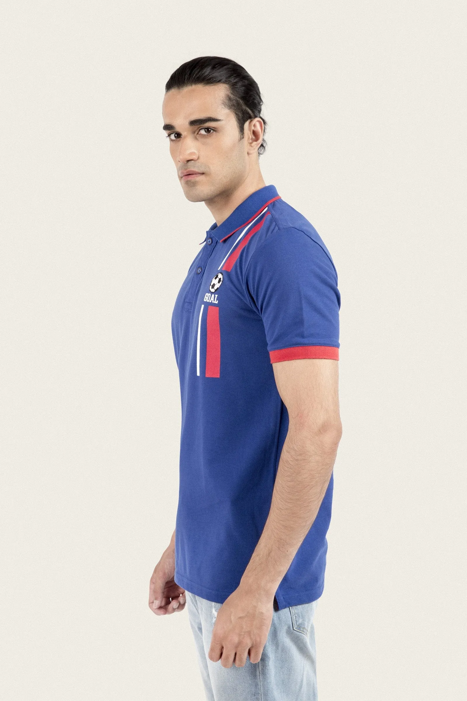 Football Graphic Polo Shirt