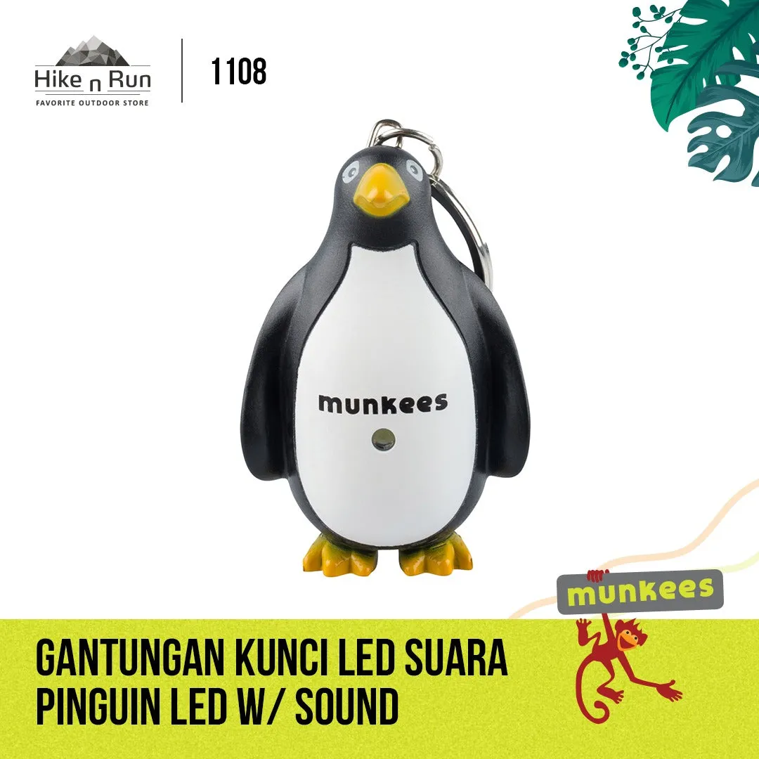 Gantungan kunci munkees 1106-1108 LED Keychain With Sound