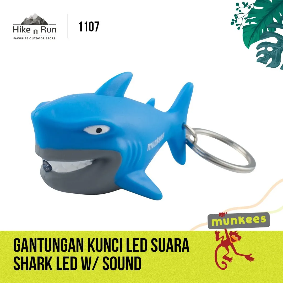 Gantungan kunci munkees 1106-1108 LED Keychain With Sound