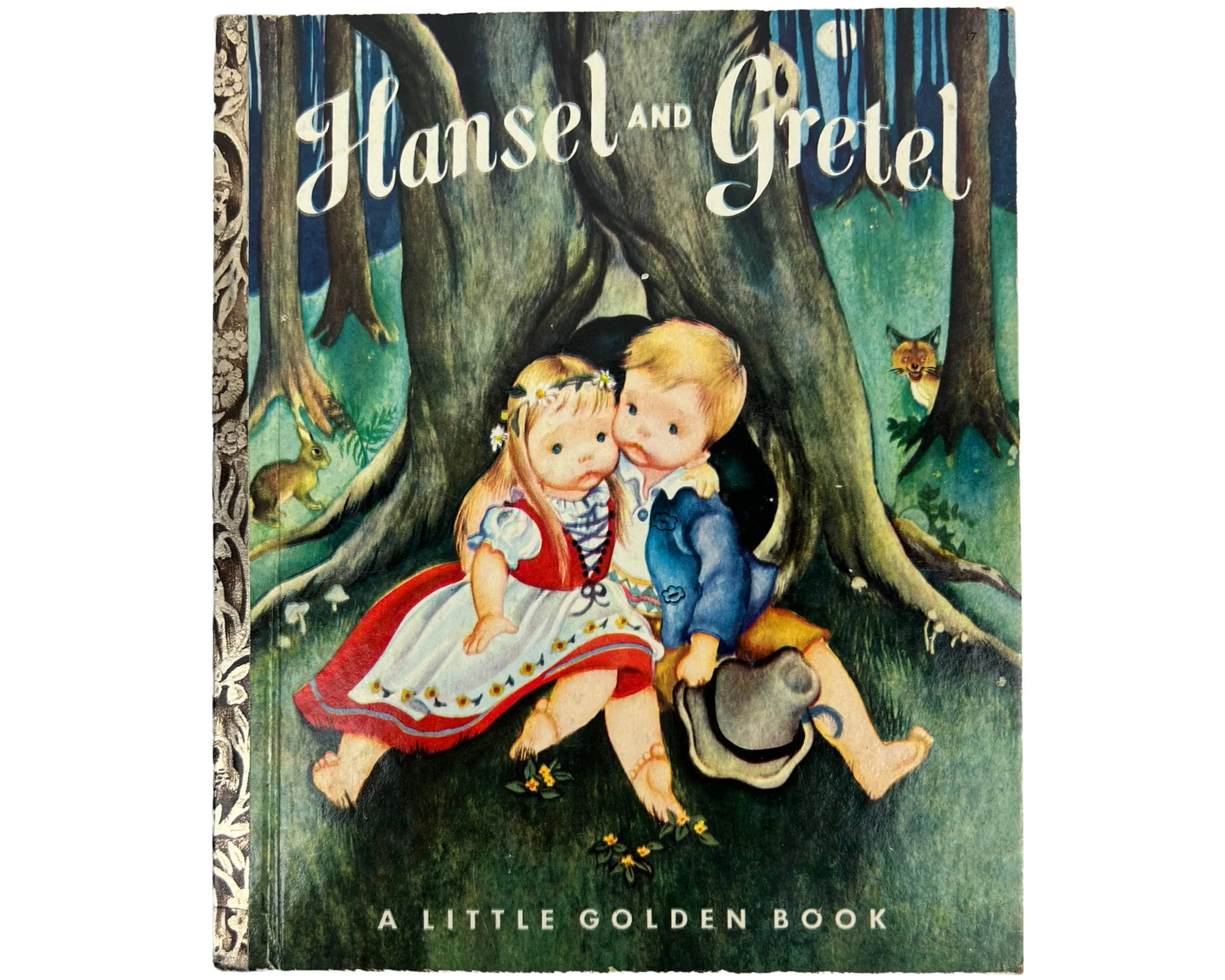 Hansel and Gretel Little Golden Book 1945 H Printing Fine Condition