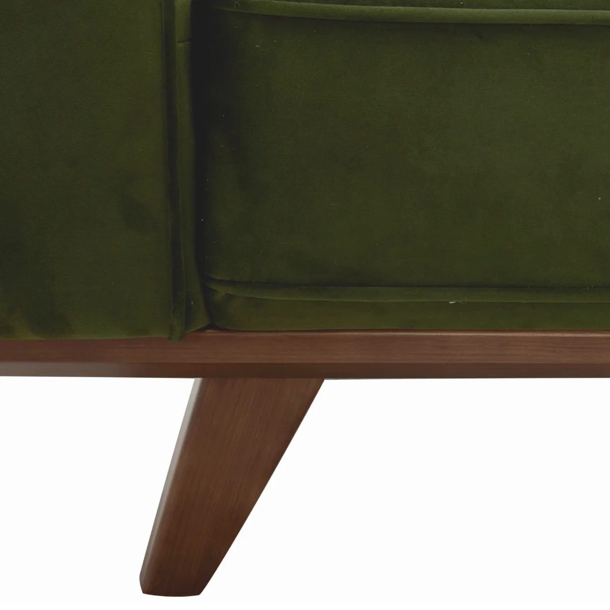 Harbord Olive Green Velvet Sofa