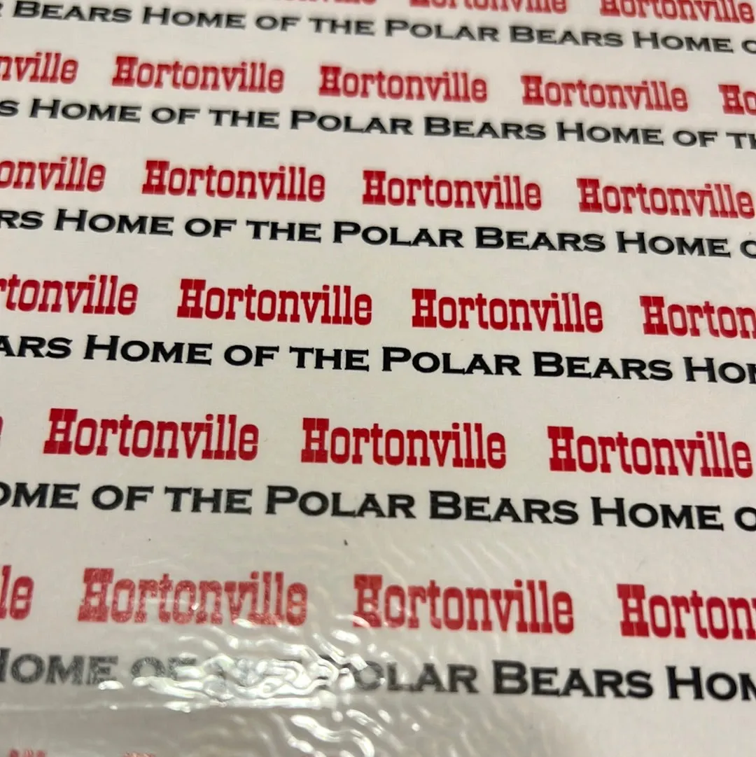 Hortonville polar bears  paper